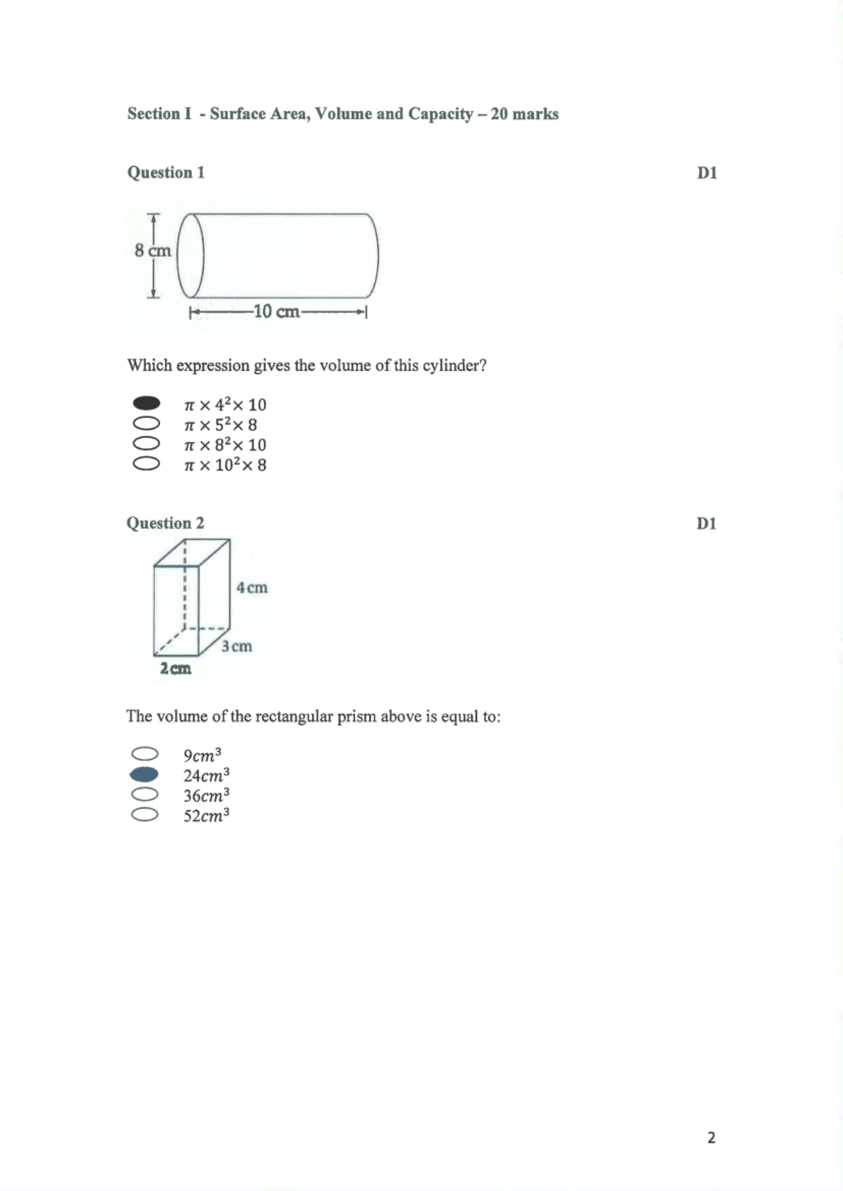 Volume A Exam Solutions: Comprehensive Guide - Studocu