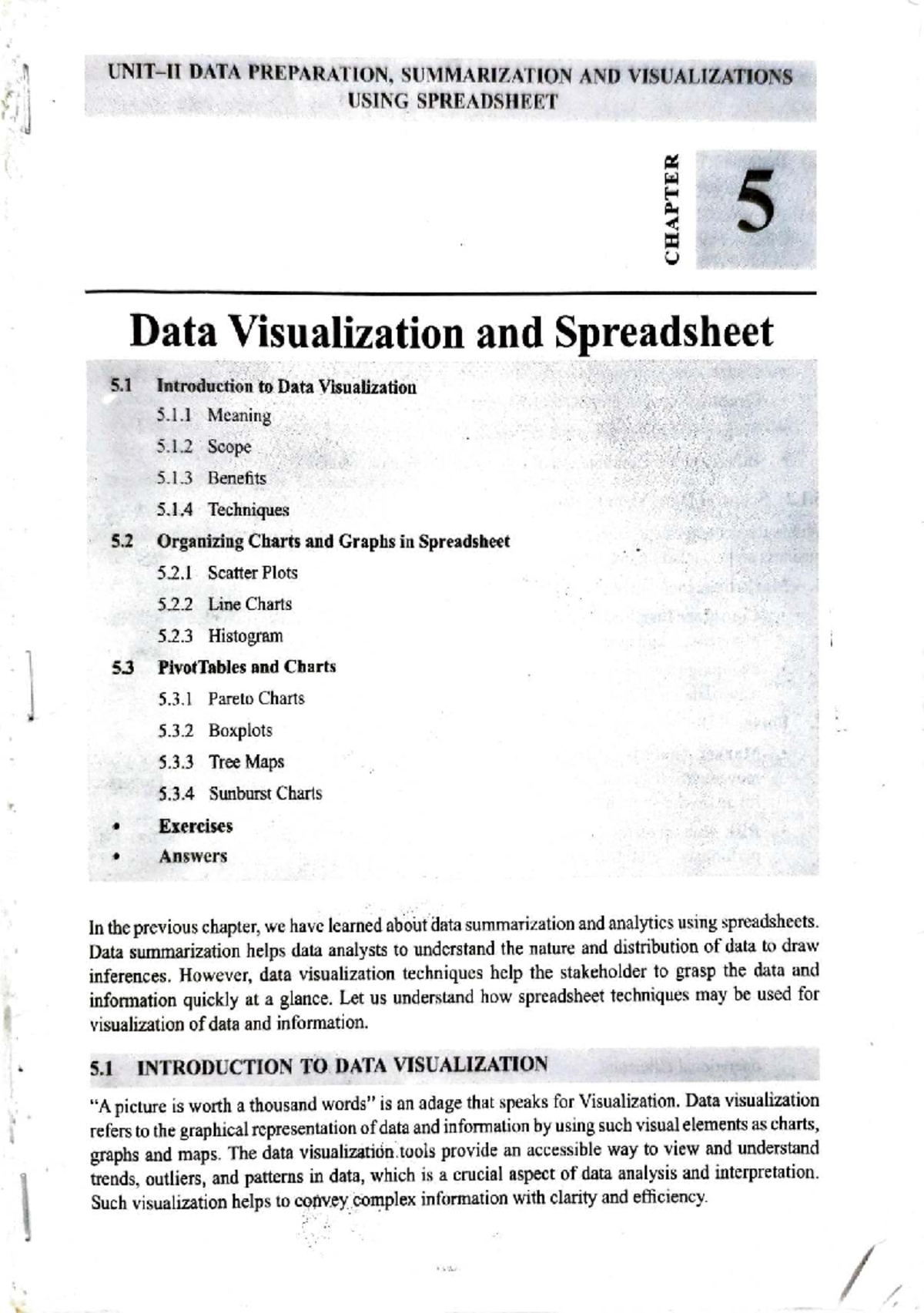 Chapter 5 business analytics - UNIT-II DATA PREPARATION, SUMMARIZATION ...