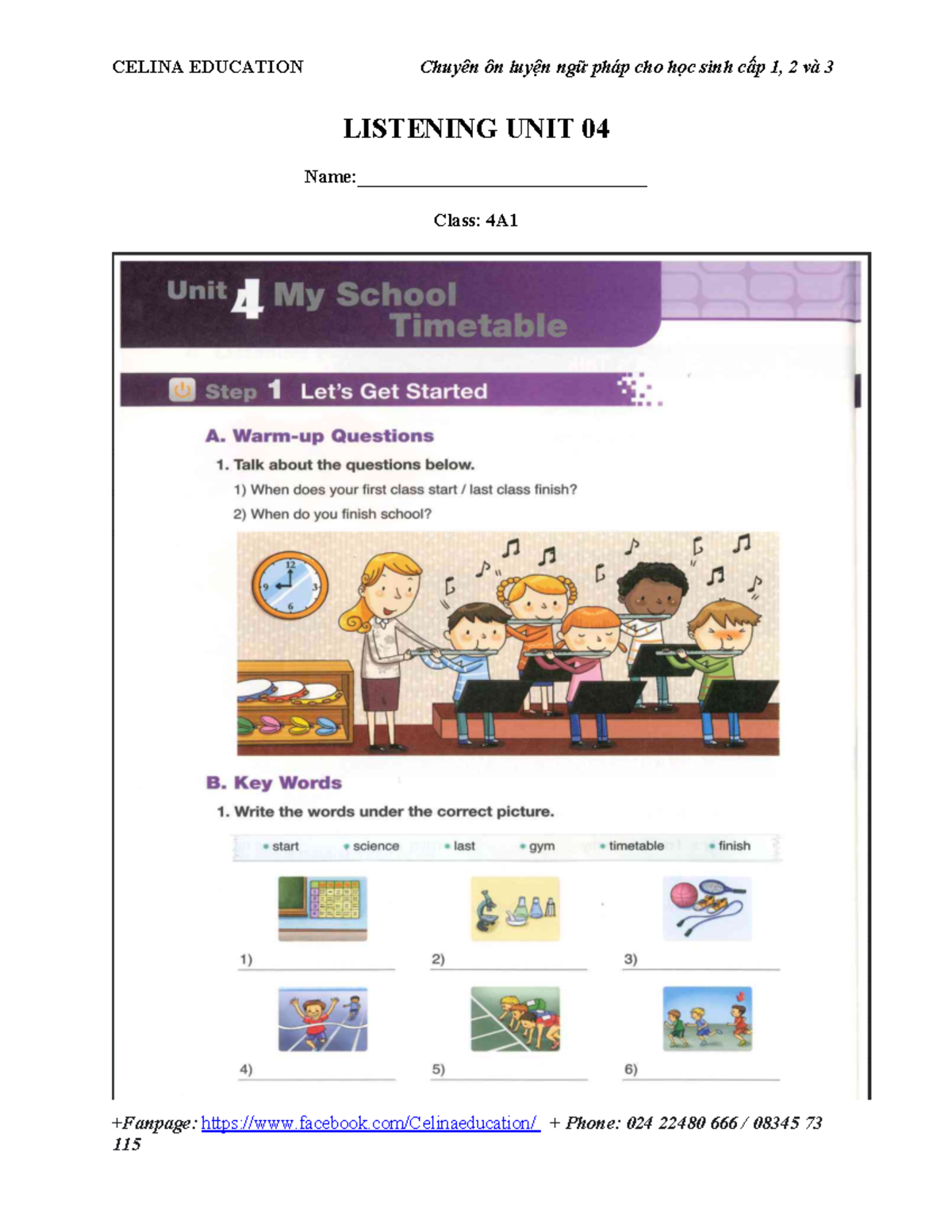 4A1 - Listening Unit 04 - Practice Materials and Resources - Studocu