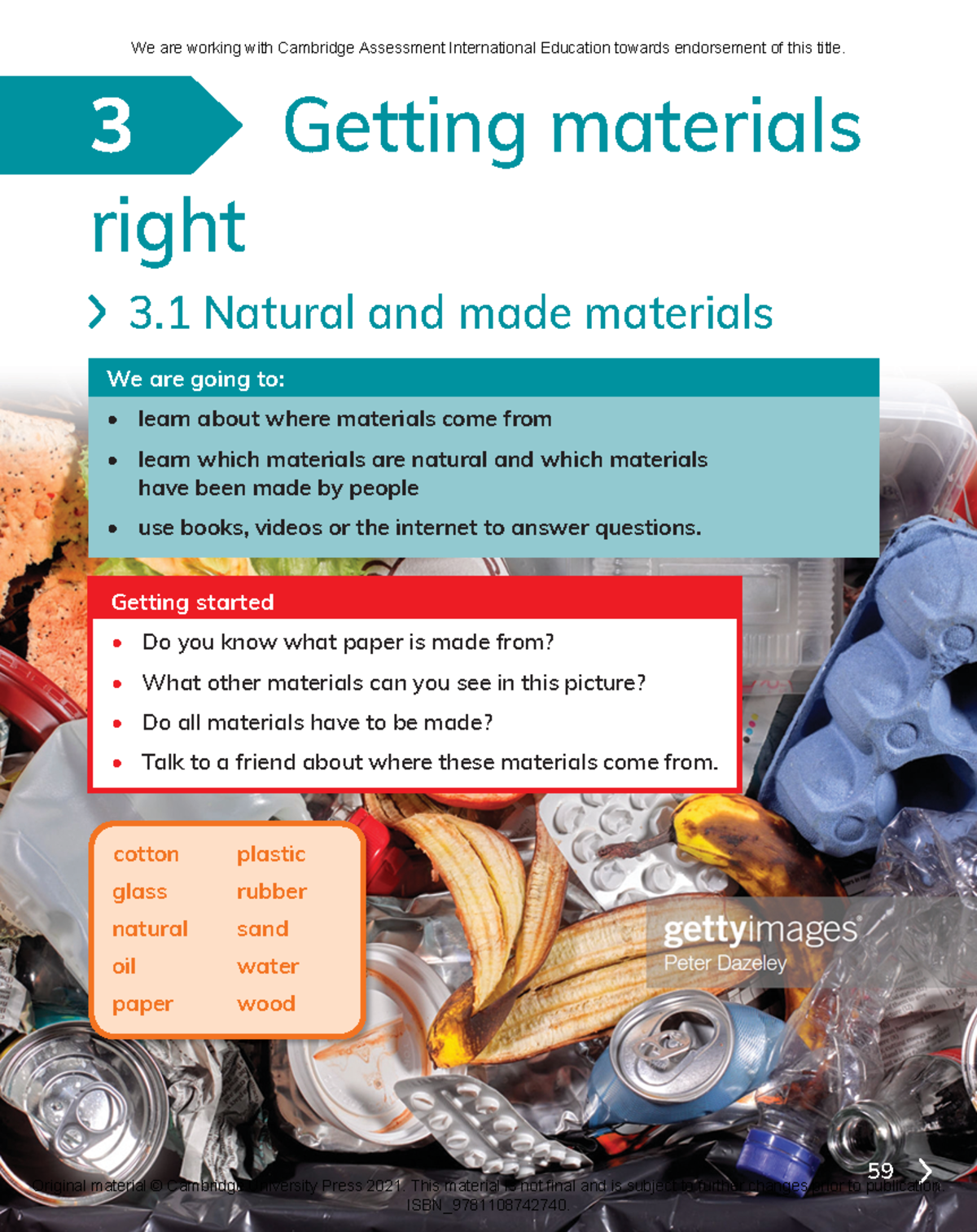 Unit 3 - Science - Stage 2 - Learner's Book - 3 Natural and made ...