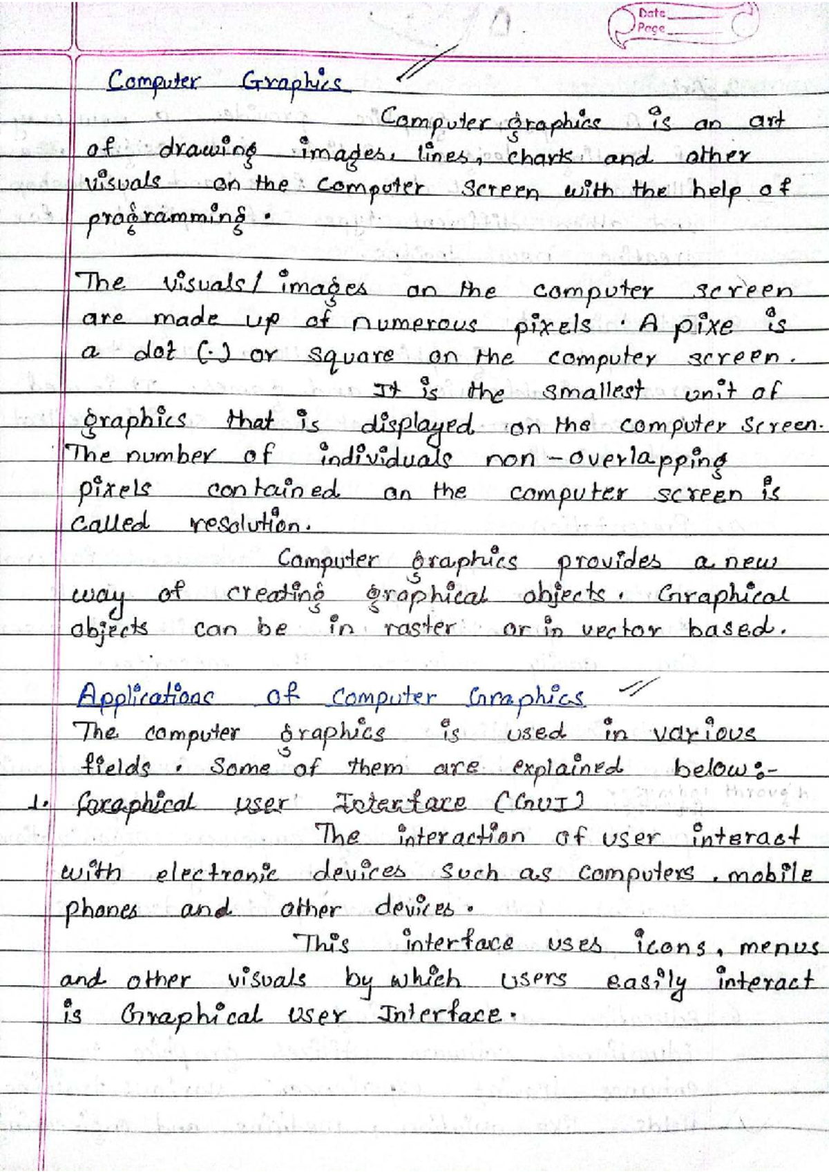 Computer Graphics Overview: Concepts, Applications, and Technologies ...