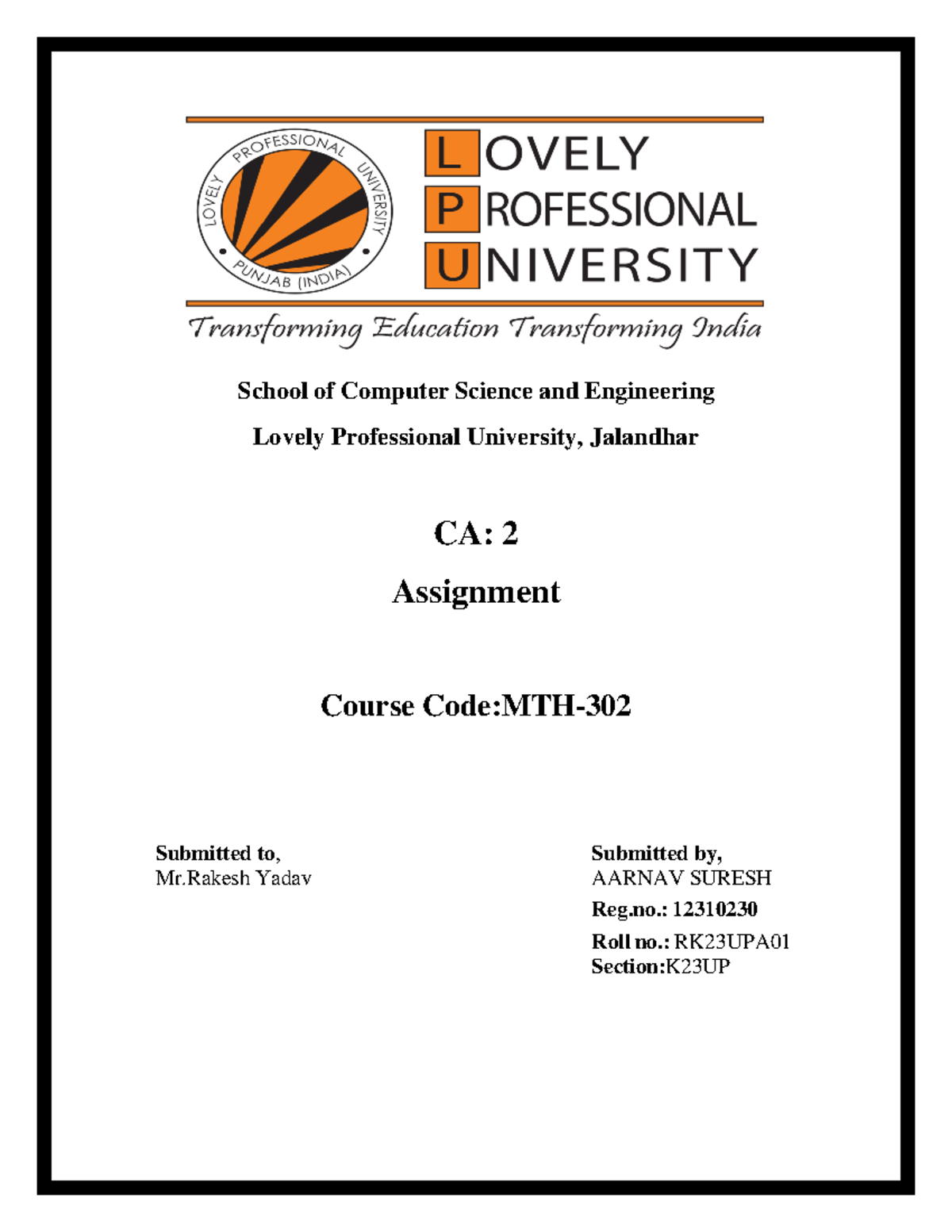 Mthcaweephoto - cover page - Software Engineering - School of Computer ...