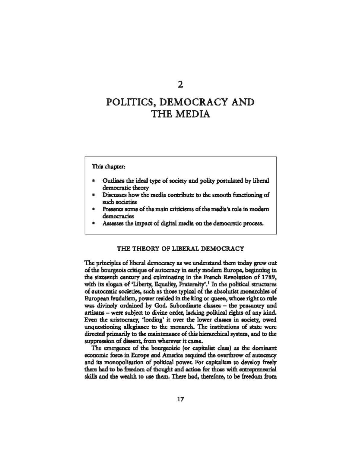 S2. McNair - 2018 - Politics, Democracy, and Media Dynamics - Studocu