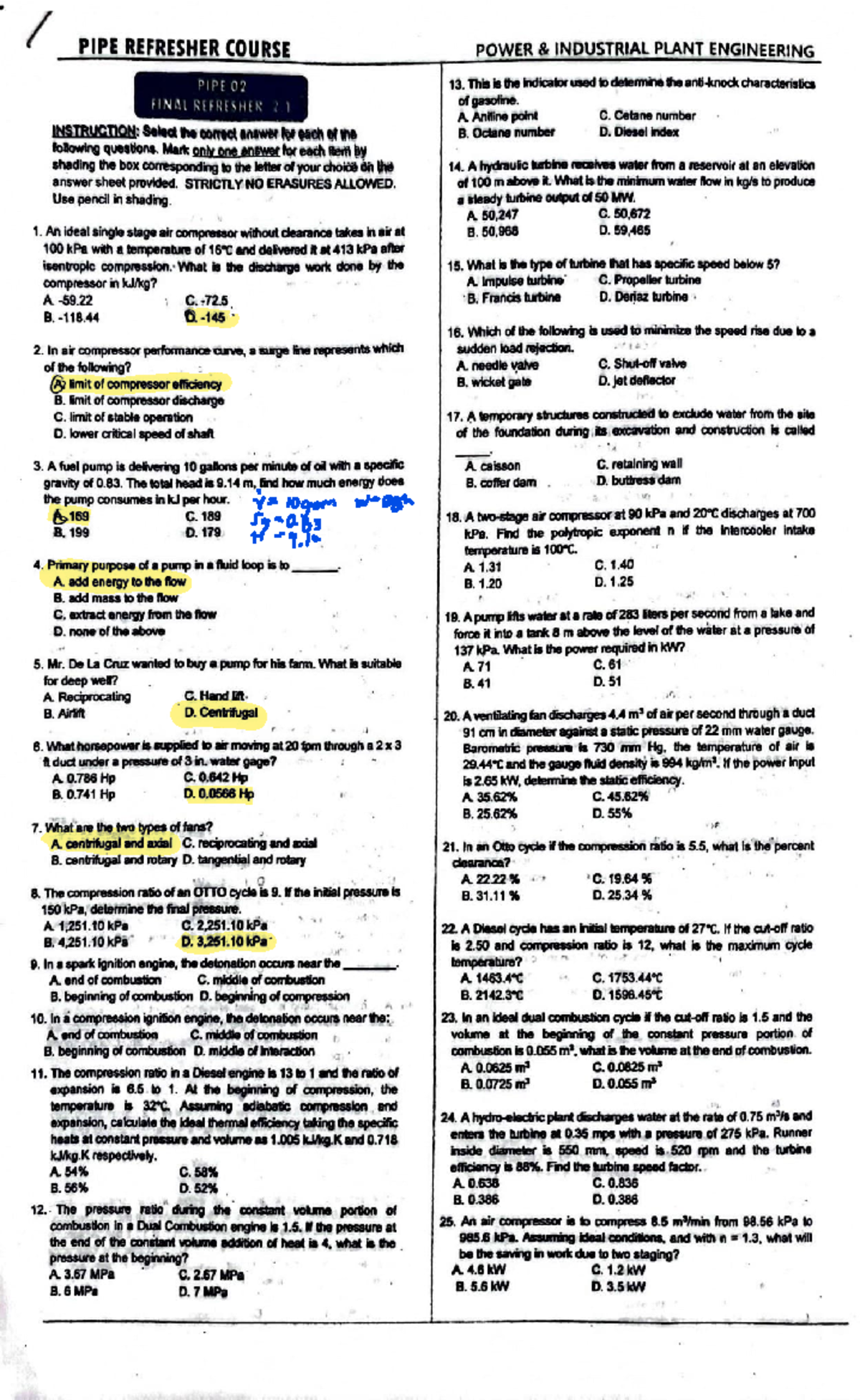 PIPE 2 - pipe - PIPE REFRESHER COURSE POWER INDUSTRIAL PLANT ...