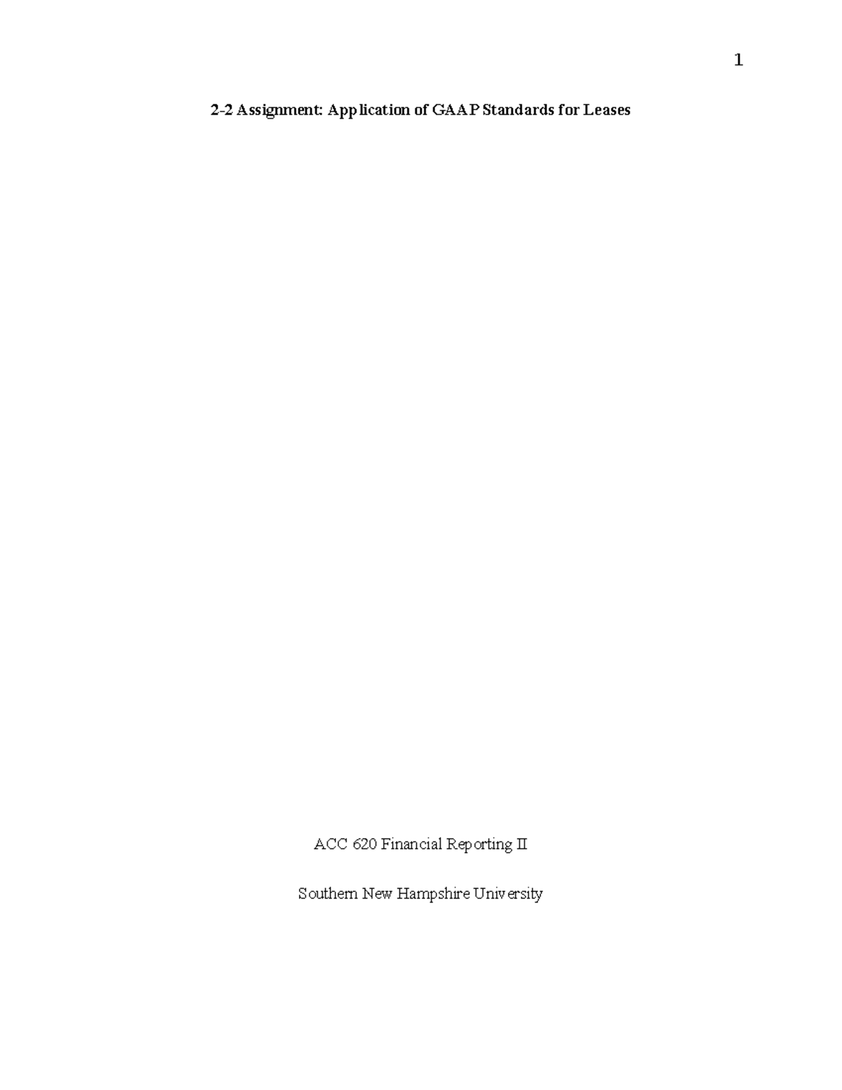 GAAP Lease Accounting Review: ASC 842 Standards - ACC 620 - Studocu