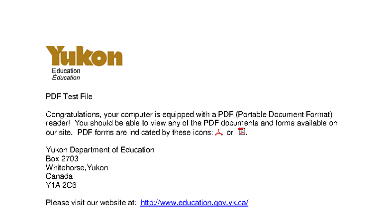 Pdf-test - PDF test - Product Design - PDF Test File Congratulations ...