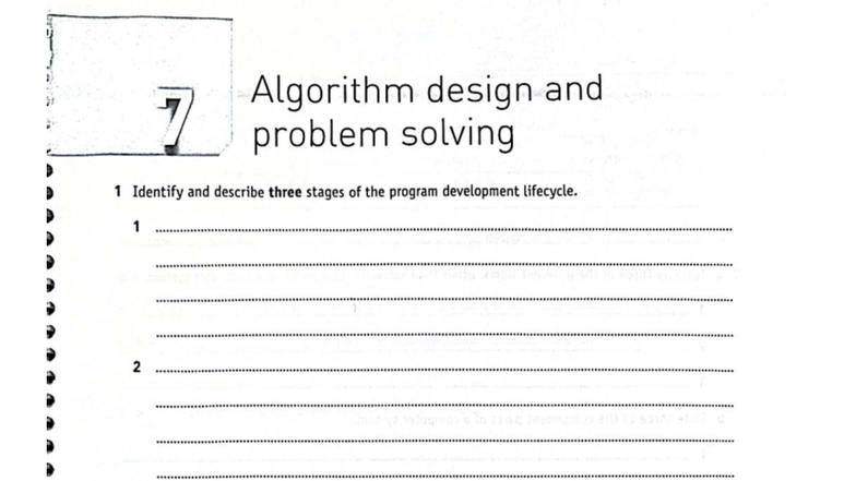 Cambridge IGCSE Computer Science: Algorithm Design & Problem Solving ...