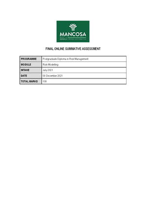 [Solved] SECTION A 40 MARKS Read the case study below and answer ALL ...