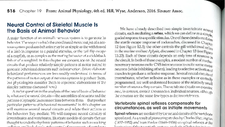Animal Physiology Study Notes - 4th Ed. (Hill, Wyse, Anderson, 2016 ...