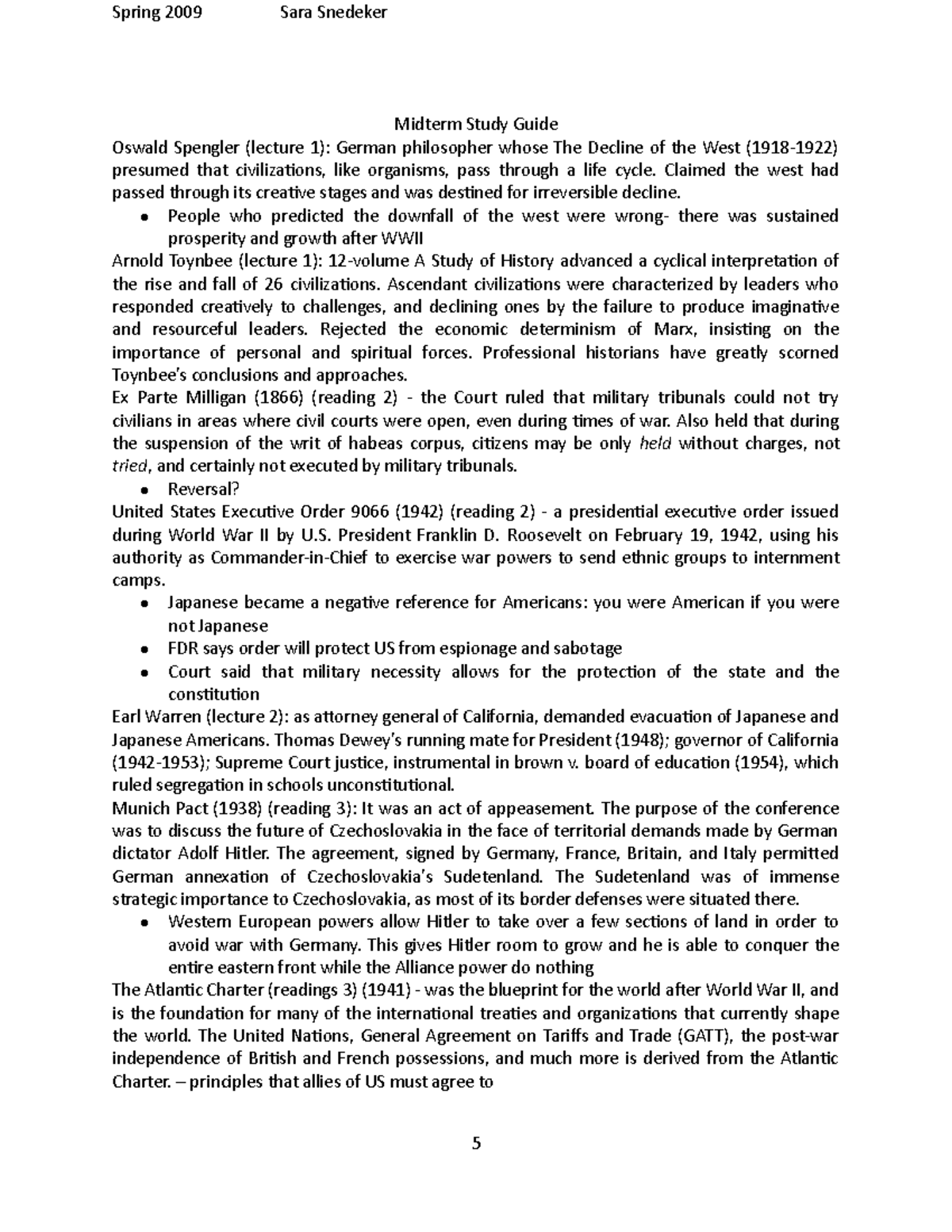 US 1940-1975 Midterm Study Guide: Key Themes & Figures - Studocu