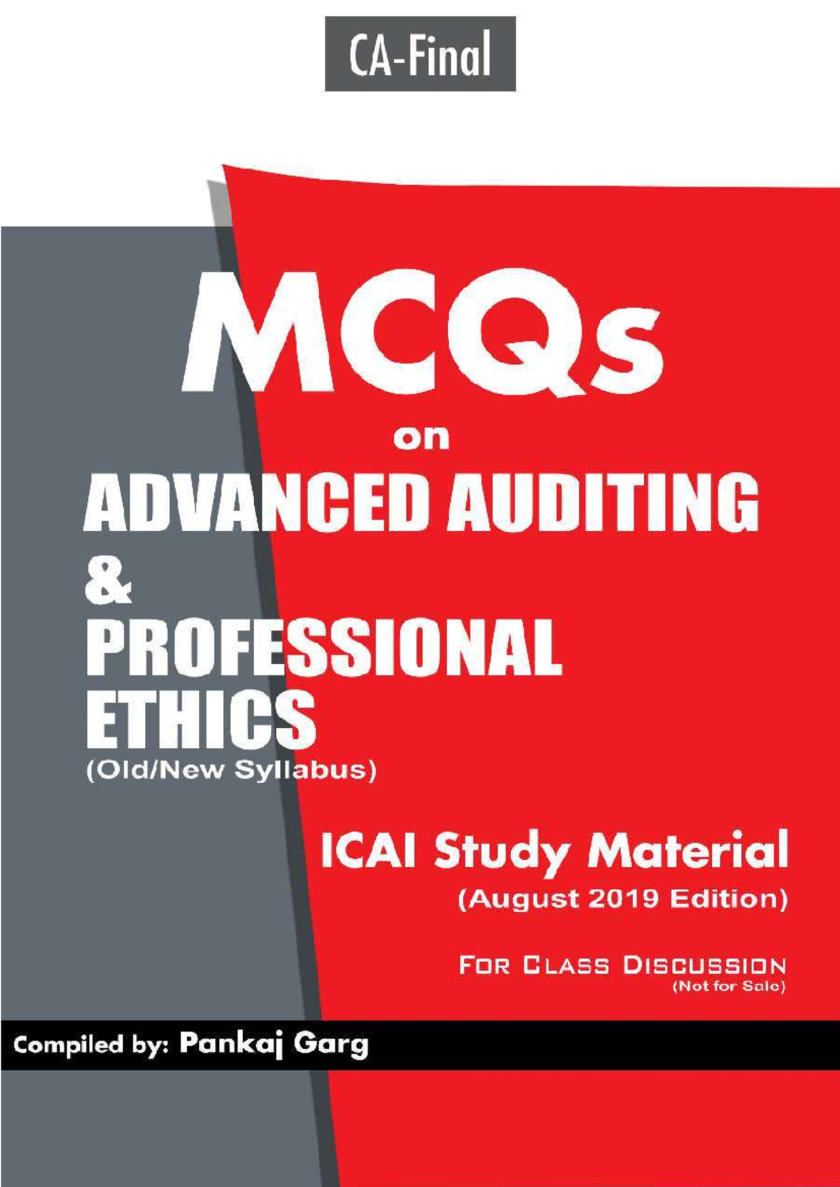 Audit Mcqs - mcq - MCQs on ADVANCED AUDITING PROFESSIONAL ETHICS ...
