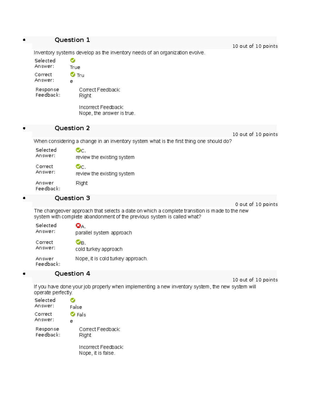 SCMA 1001 Module 1 Assignment - Inventory Management Questions - Studocu
