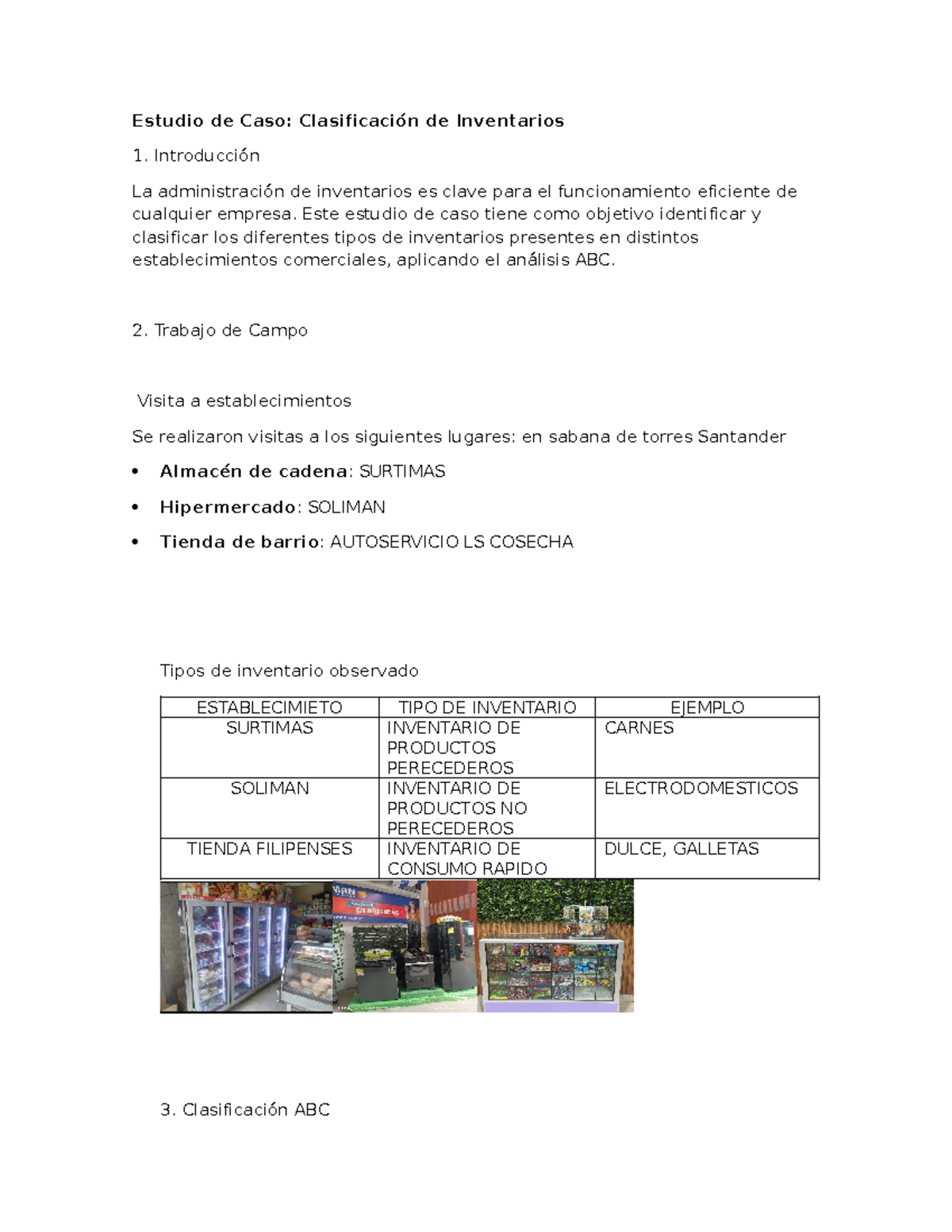 Estudio de Caso: Clasificación de Inventarios y Análisis ABC - Studocu