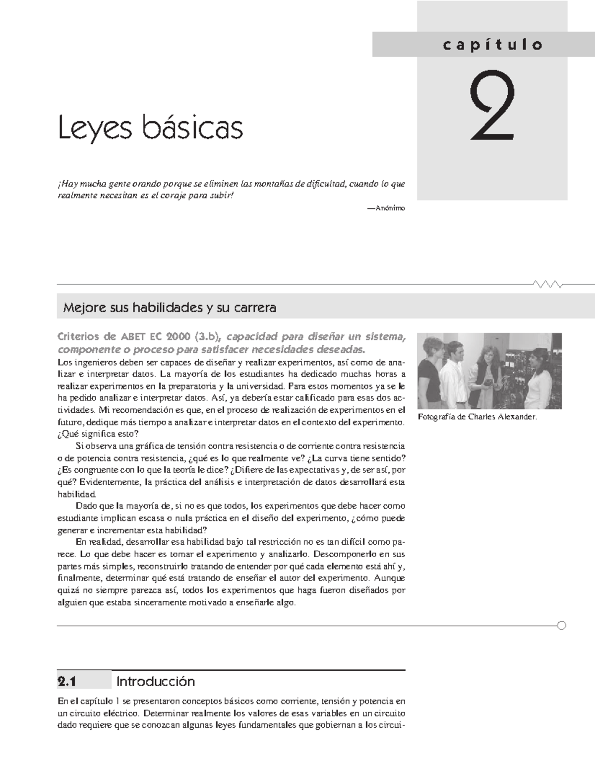 Capítulo 2: Leyes Básicas de Circuitos Eléctricos y Análisis (EC 3.b ...