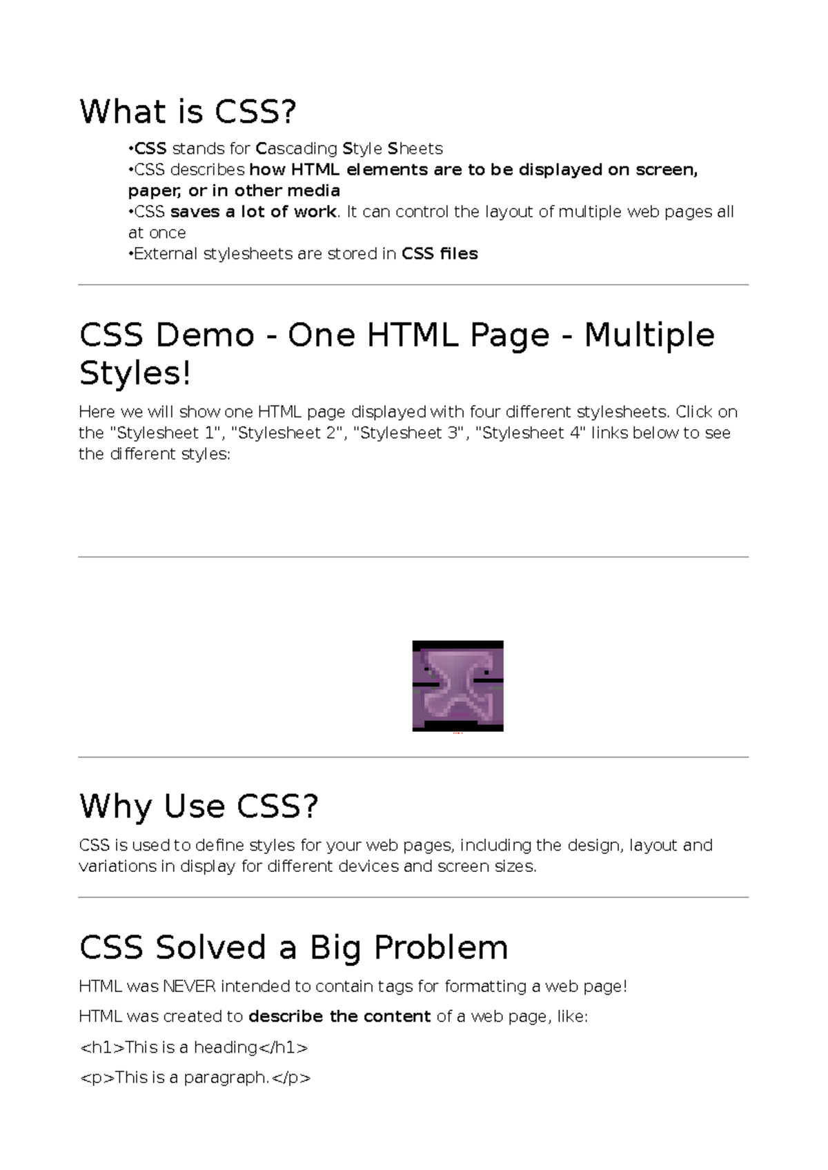Web Designing (CS101) Unit 3: CSS Essentials and Usage Notes - Studocu