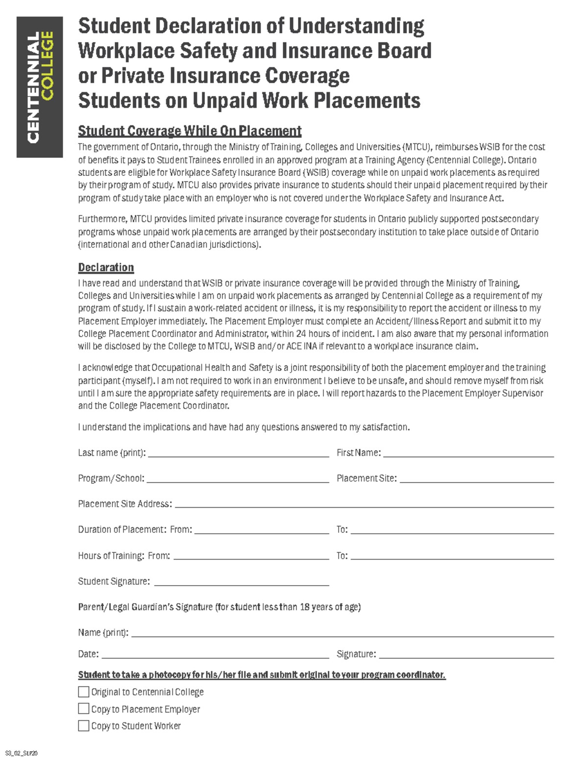 Student Declaration of Understanding (2)-1 - S3_02_SEP Student ...