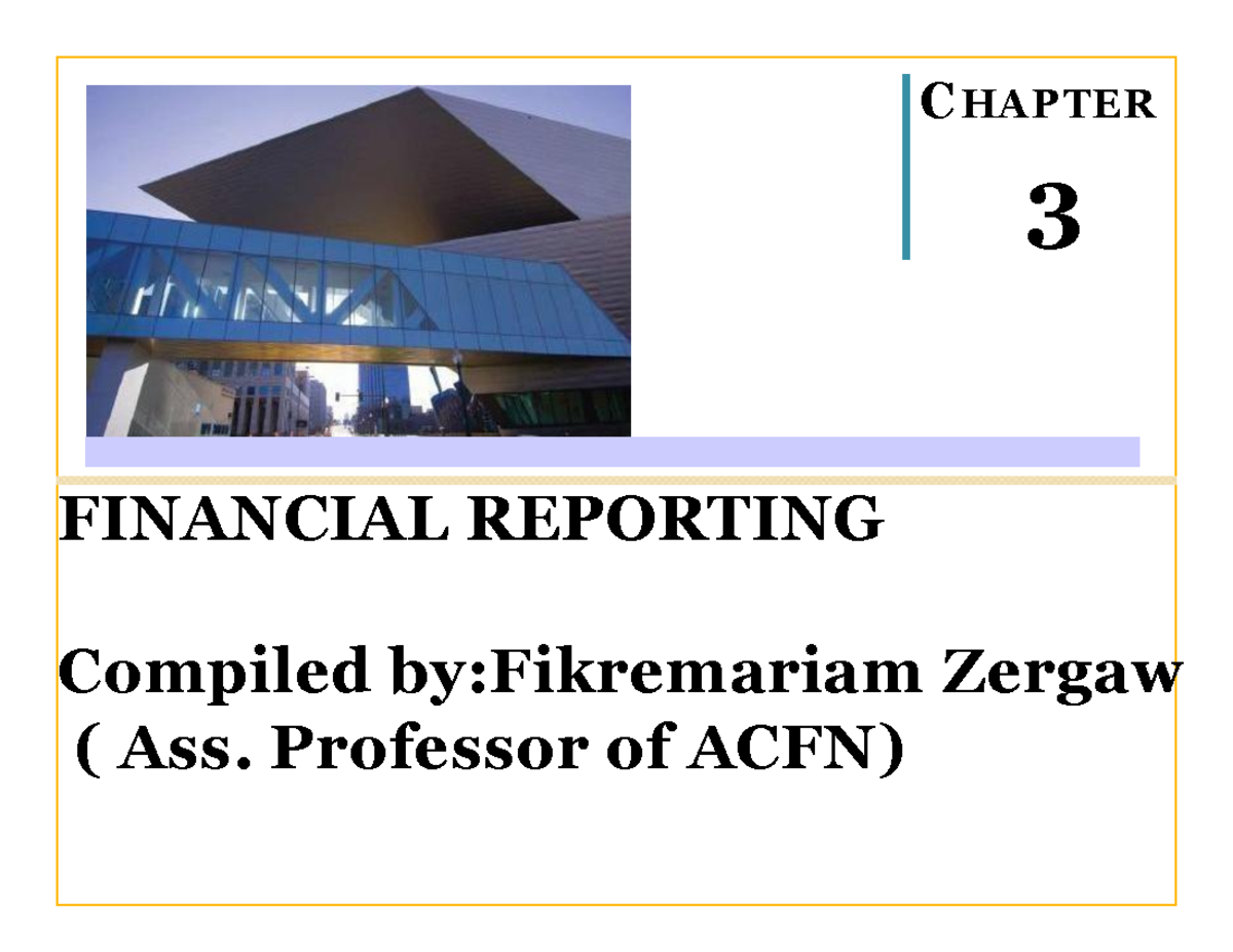 Chapter 3 - Financial Reporting Concepts for Test Preparation (ACFN ...