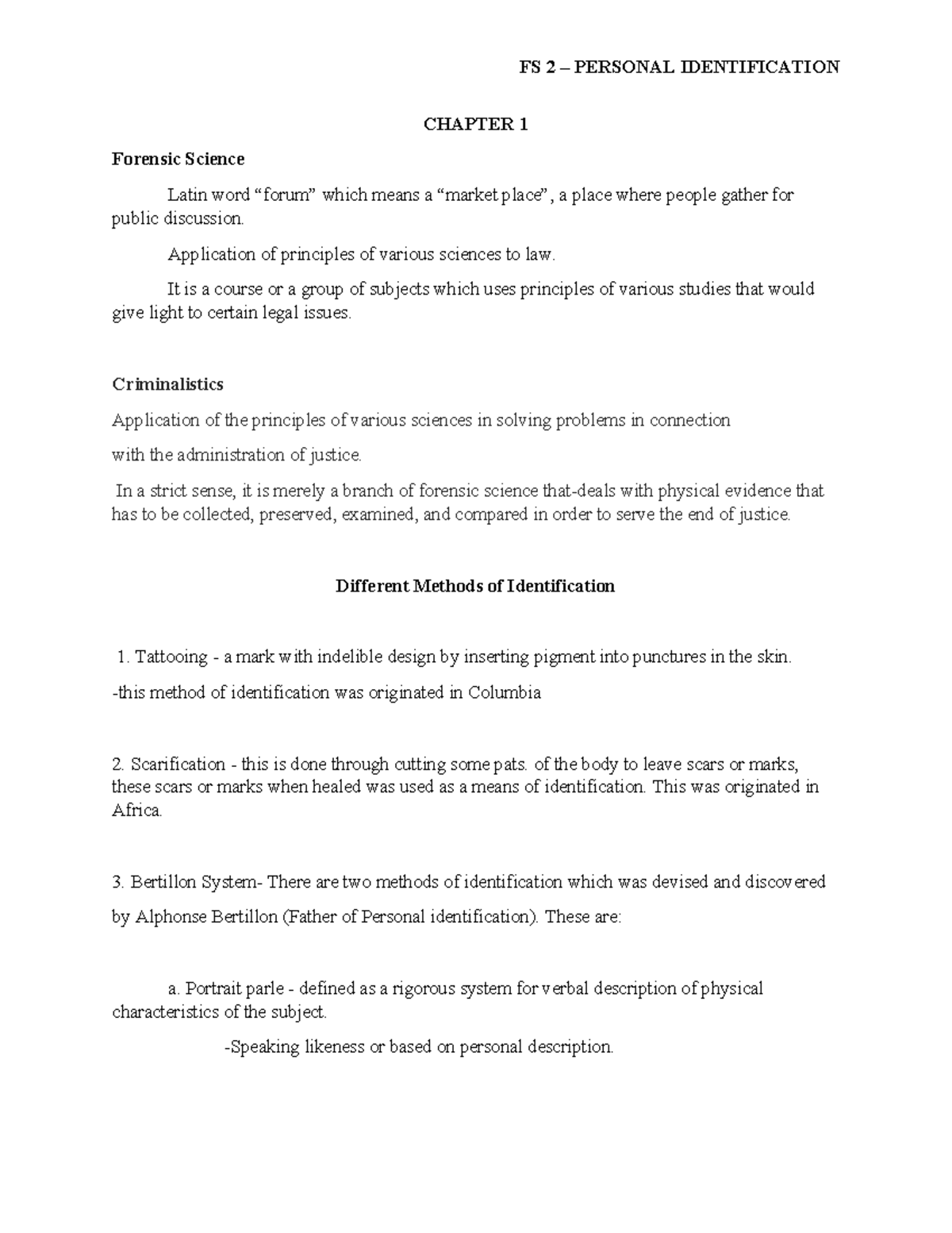 Forensic Science Overview: Methods of Identification & Key Figures ...