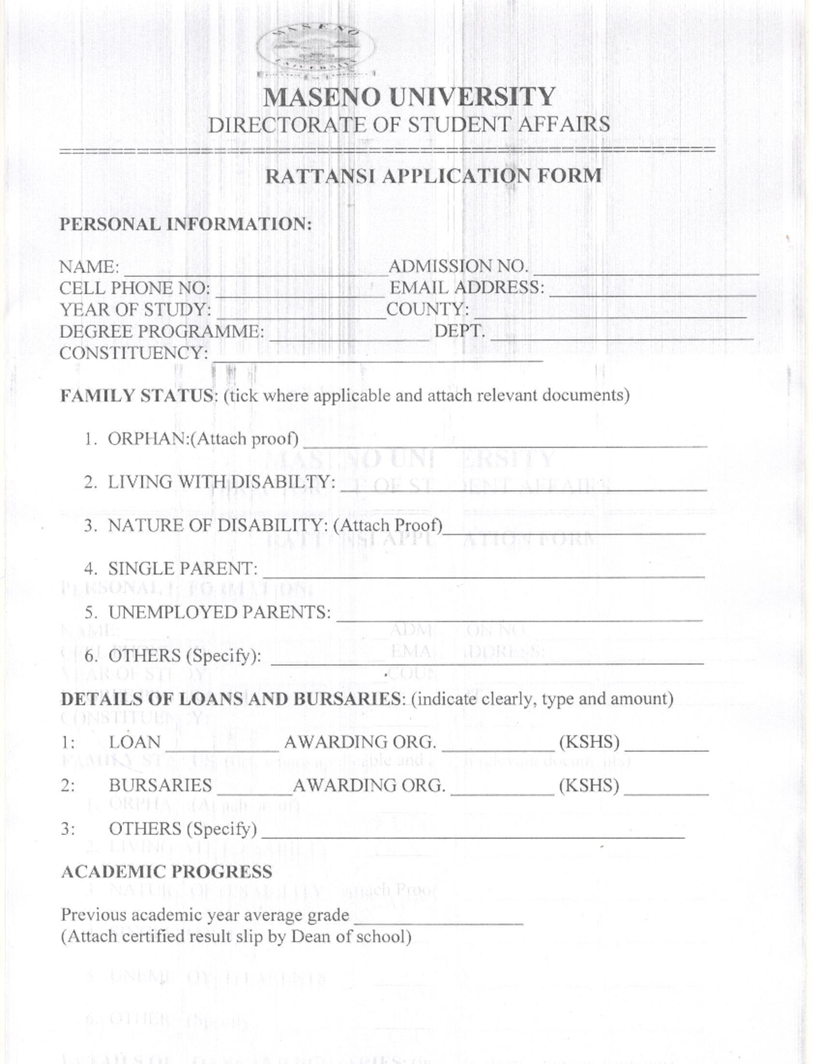 Rattansi 2022 - used for revision - MASENO UNIVERSITY DIRECTORATE OF ...