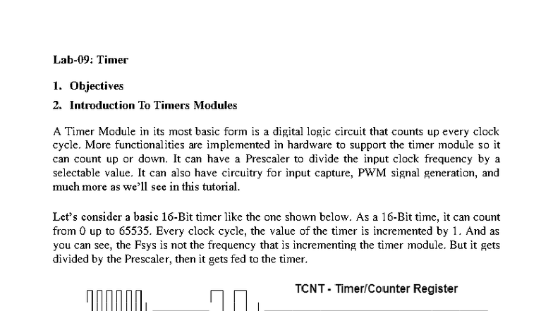 Lab-09: STM32 Timer Setup for LED Blinking Every 500ms - Studocu