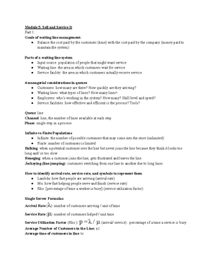 Supply Chain Management - Study Notes & Assignments - Studocu