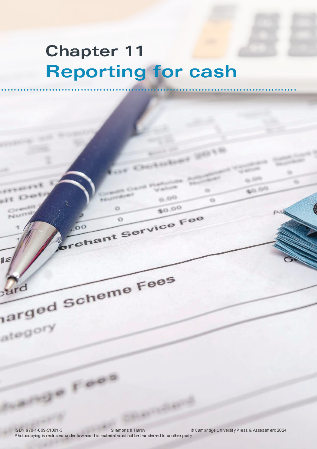 VCE Accounting 34 5e: Chapter 11 - Reporting for Cash Analysis - Studocu