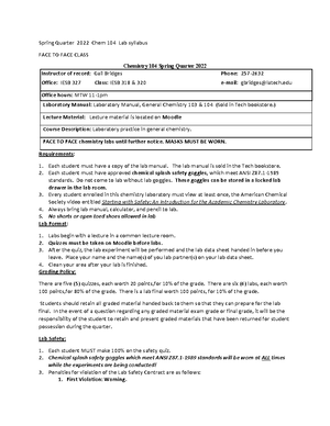 Stephenson CHEM 103 Fall 2022 Syllabus - Deprecated API usage: The SVG ...