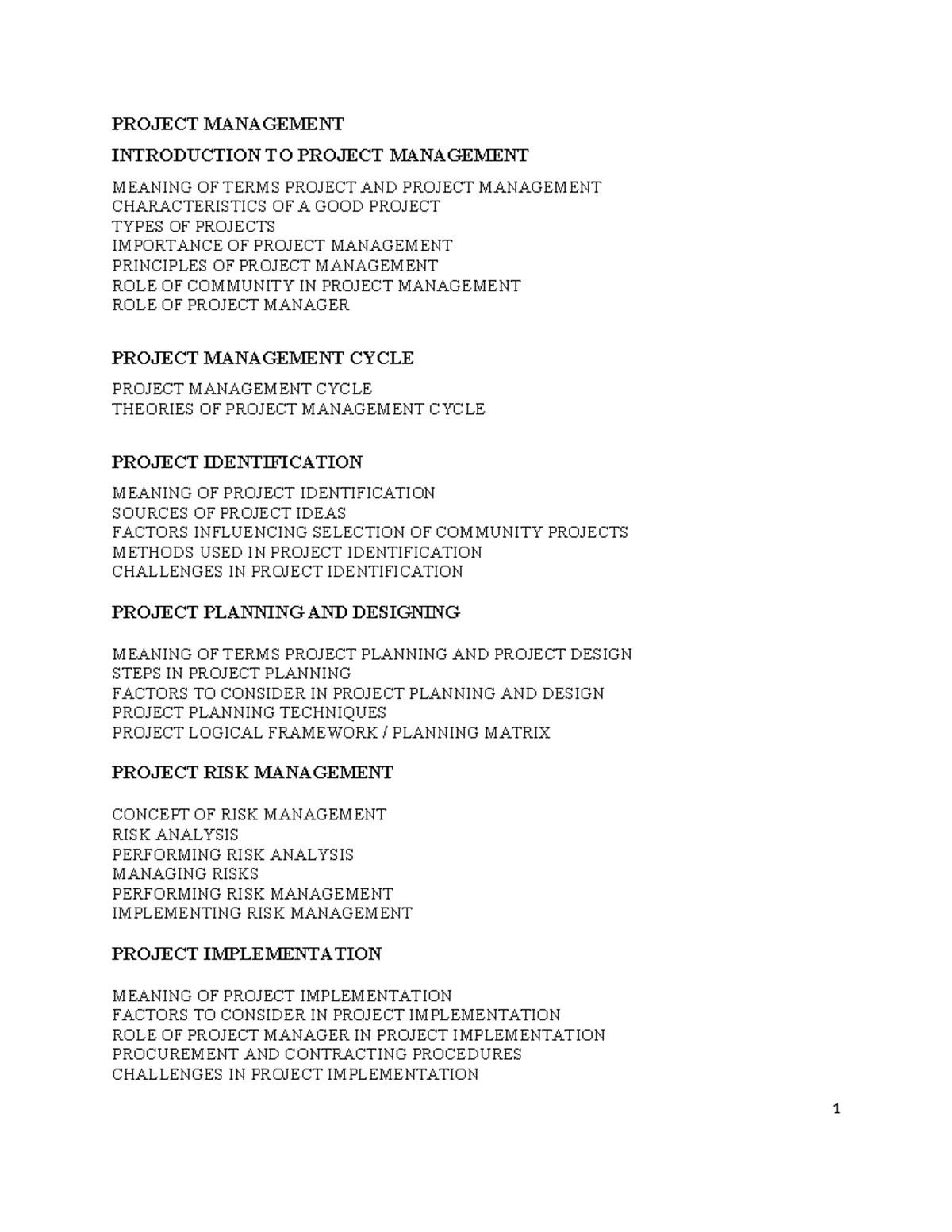 Project Management Overview: Key Concepts and Practices (MOD 2-2) - Studocu