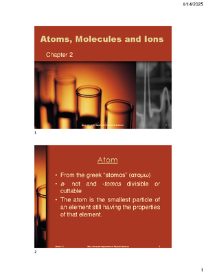 Comprehensive Overview of Atomic Structure and Chemical Bonding ...