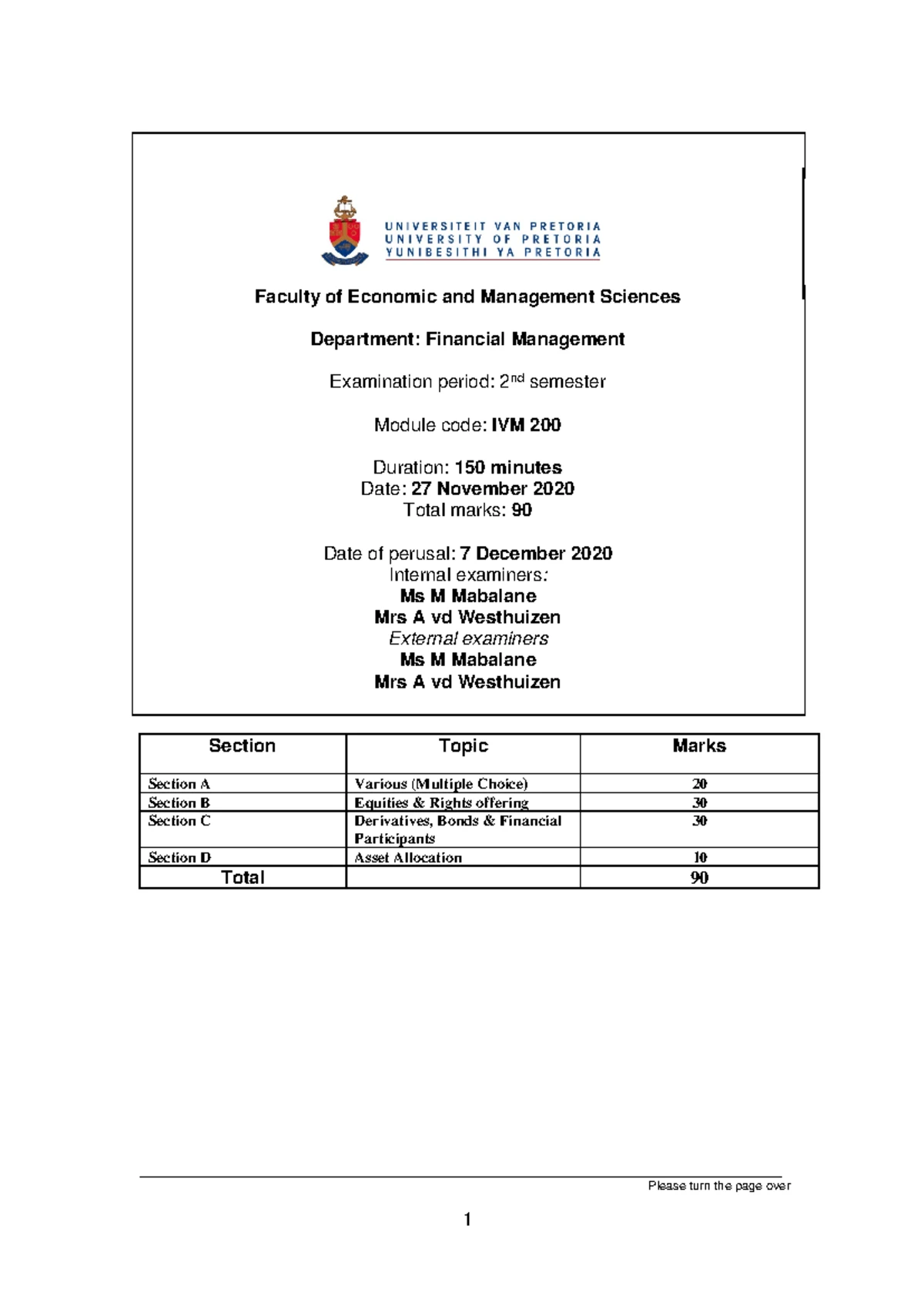 EKN 234 Semester Test 1 Aug 2024 - Economics Concepts and Graphs - Studocu