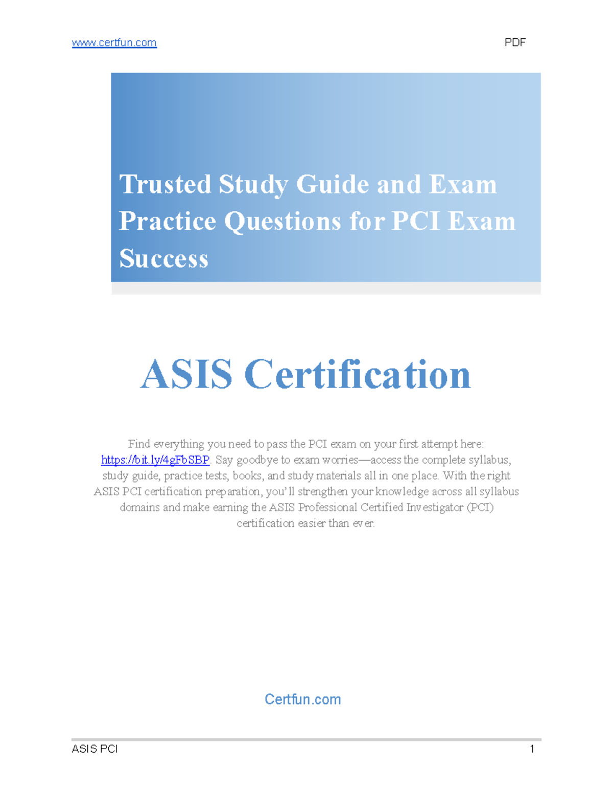 Trusted Study Guide and Exam Practice Questions for PCI Exam Success ...