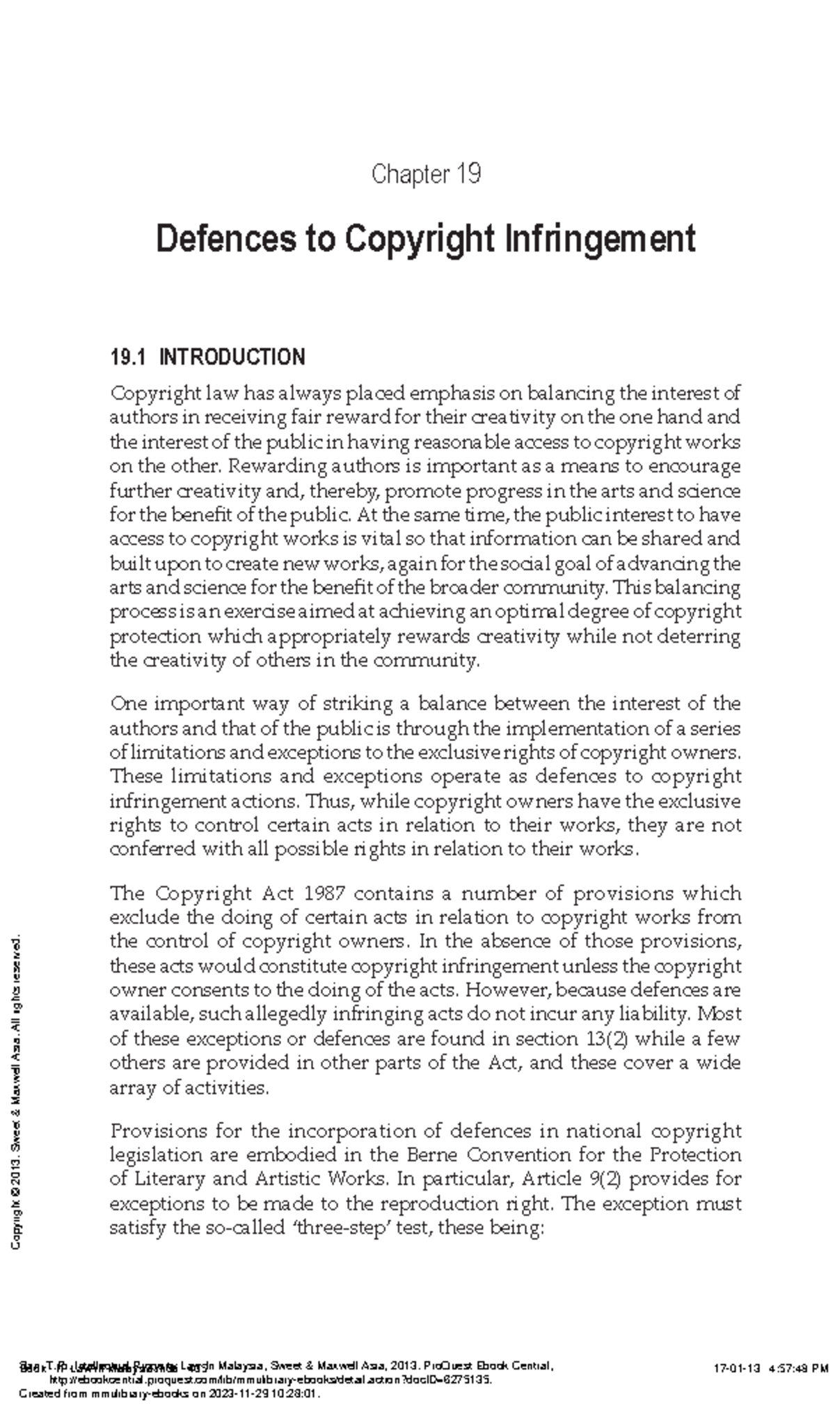 Defences to Copyright Infringement in Malaysia - IP Law (Chapter 19 ...