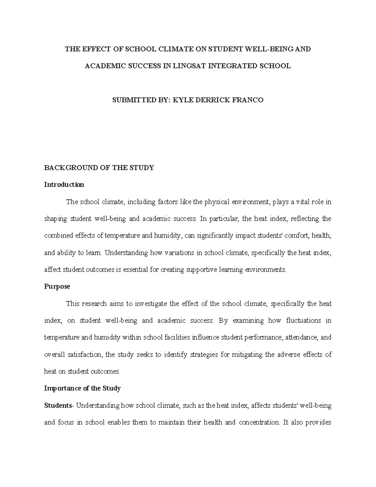 The Impact of School Climate on Student Well-Being & Academic Success ...