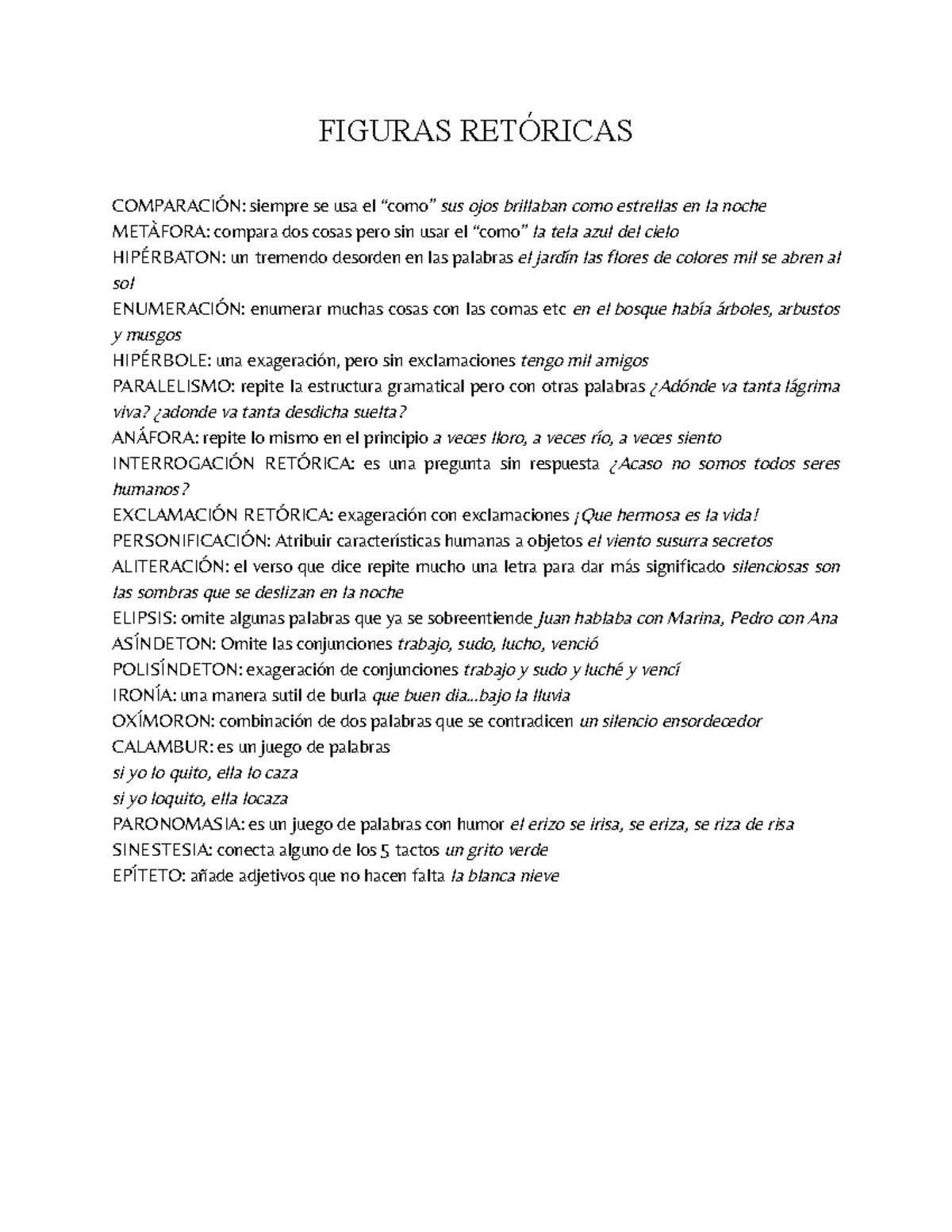 Comentario de Texto: Resumen de 