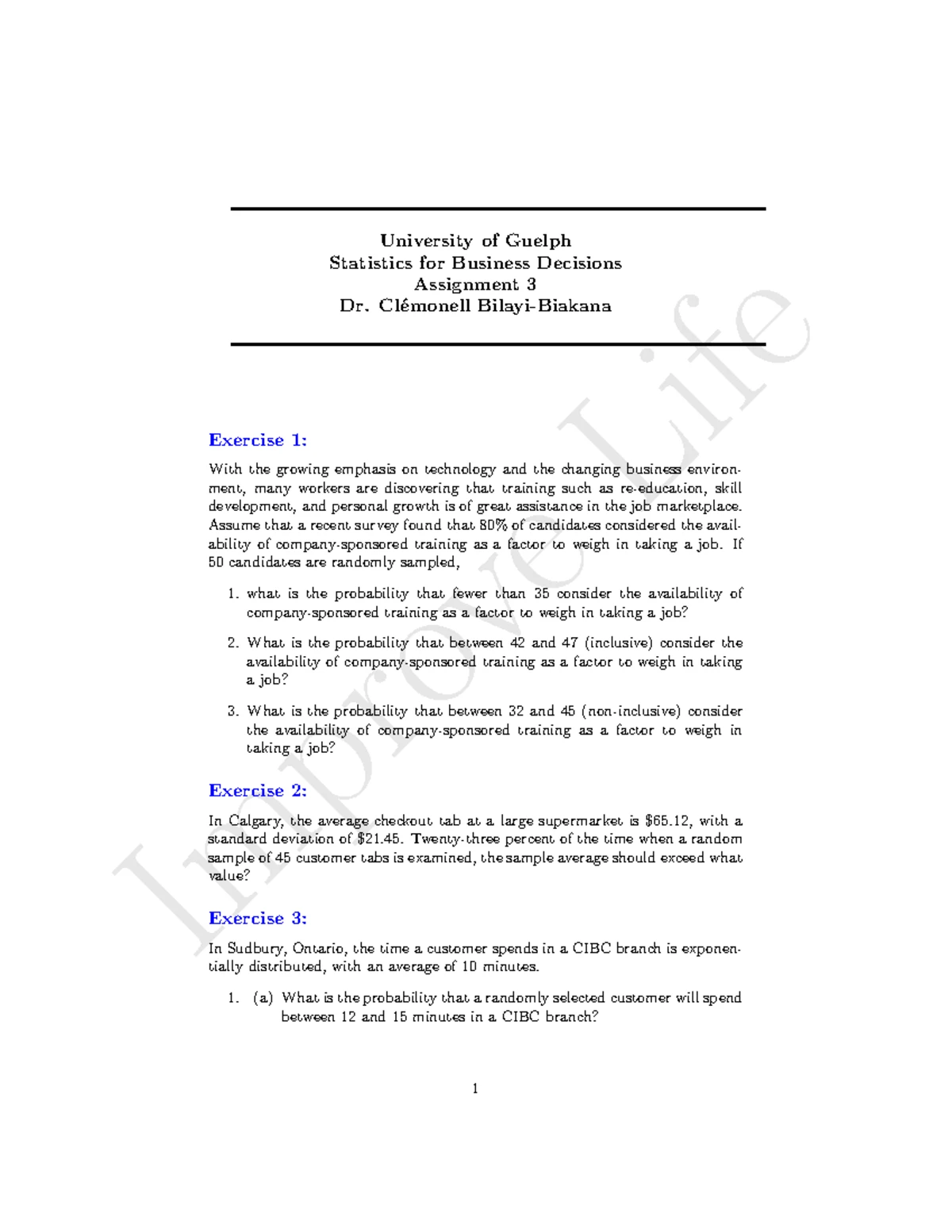 STAT 161 Practice Midterm 1: Sample Questions and Solutions - Studocu