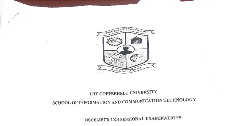DIT 310 System Analysis and Design I - December 2024 Past Exam Paper ...