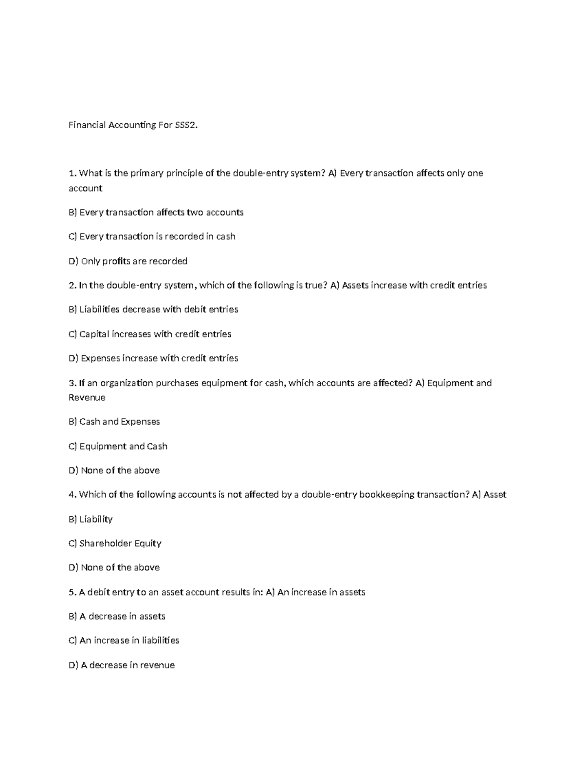 Financial Accounting 101: Key Principles and Concepts - Studocu