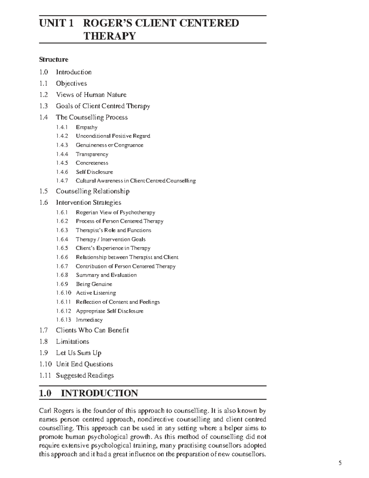 Block-3: Client Centered Therapy - IGNOU MPCS013 Study Notes - Studocu