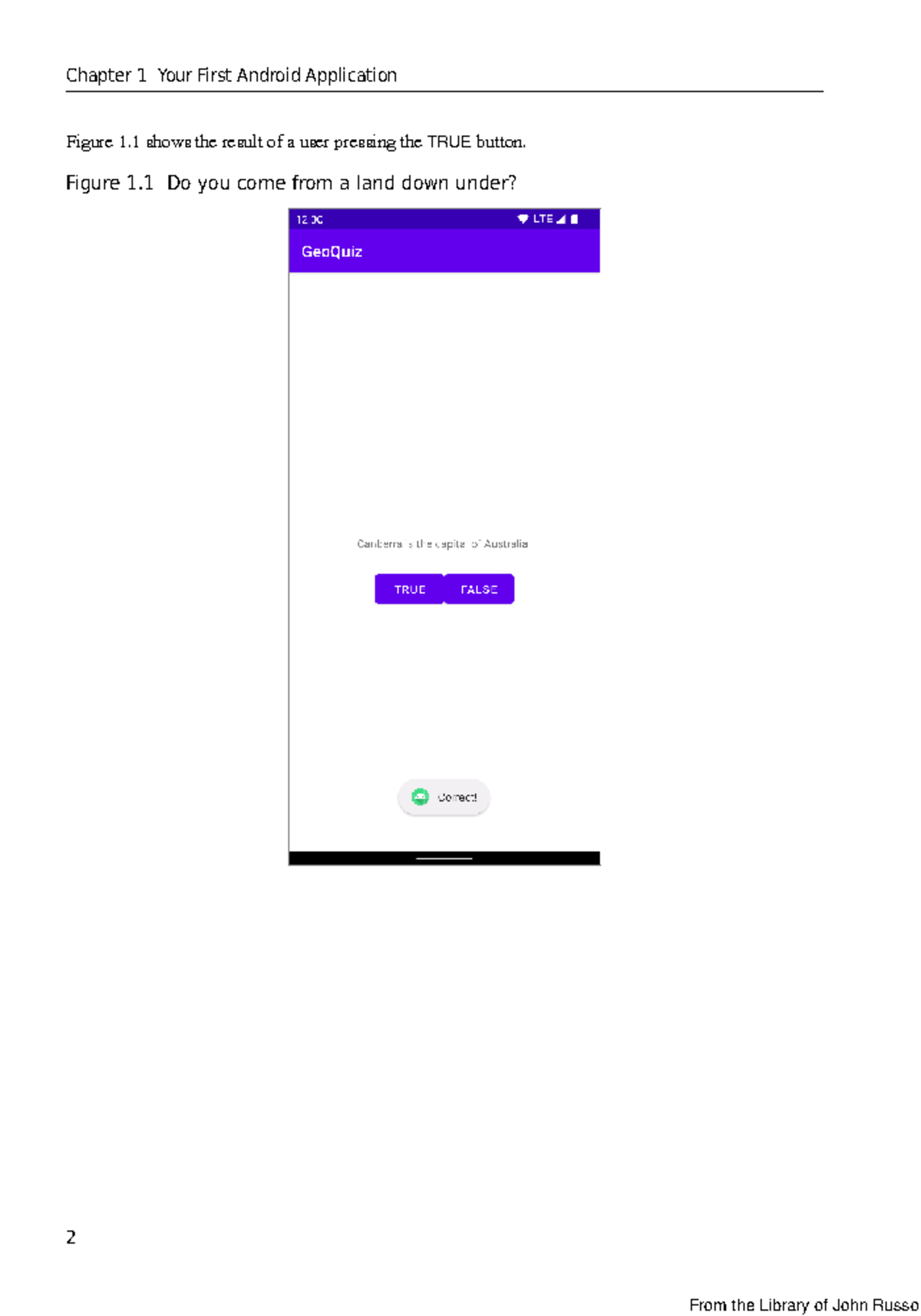 Quiz Exercise Part 1: Your First Android Application (CS101) - Studocu