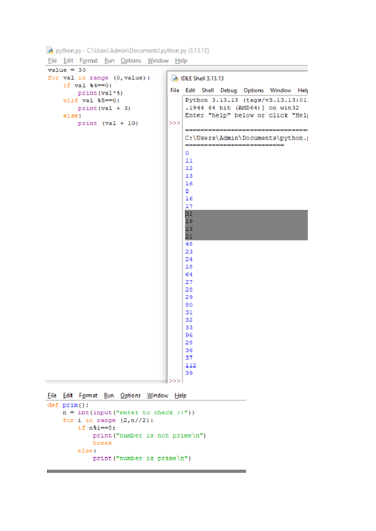 Python Programming Basics: Code Examples and Exercises (3.13.14) - Studocu