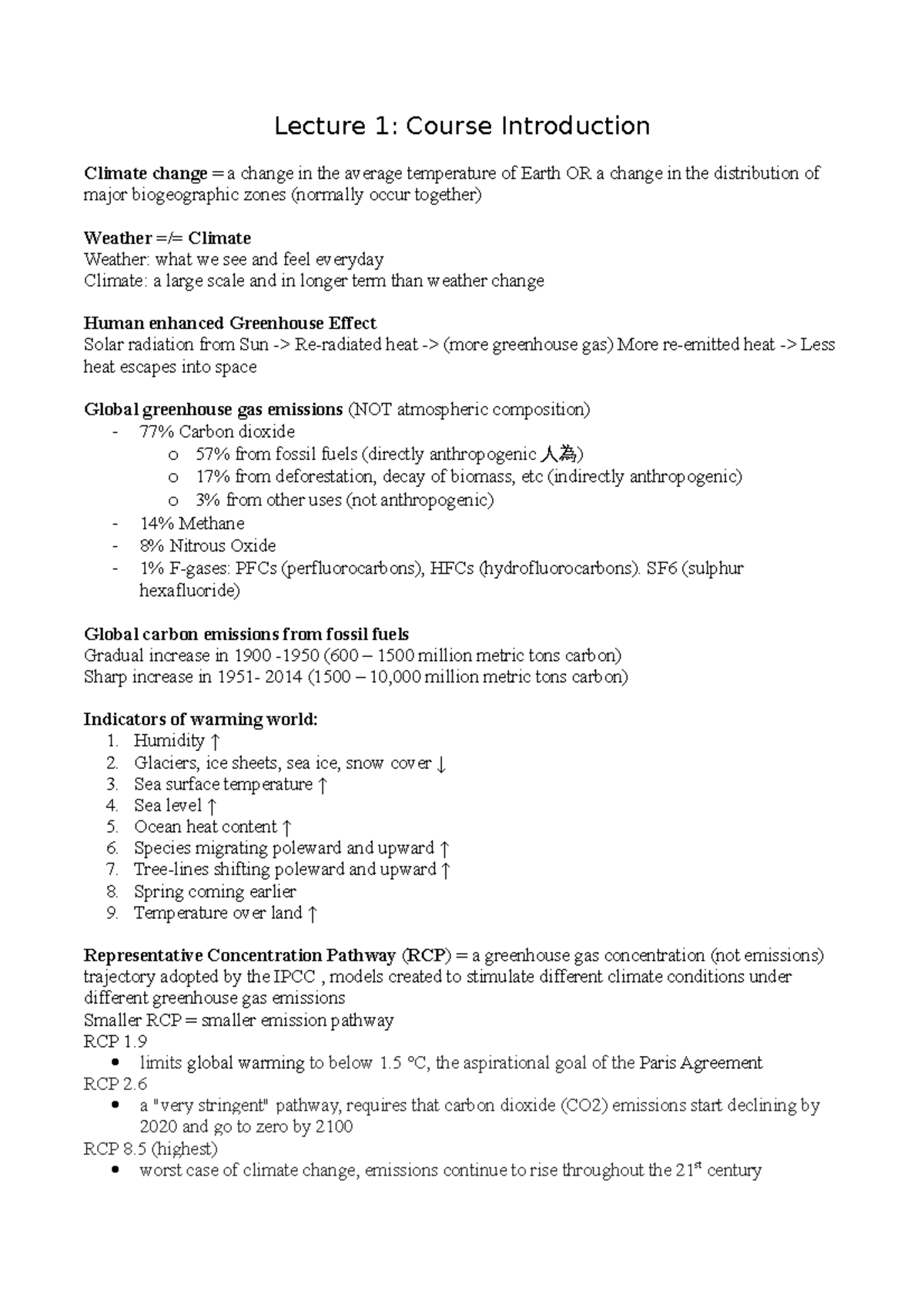CCGL9049 Comprehensive Revision Notes for Final Exam (Part 1) 2020/21 ...