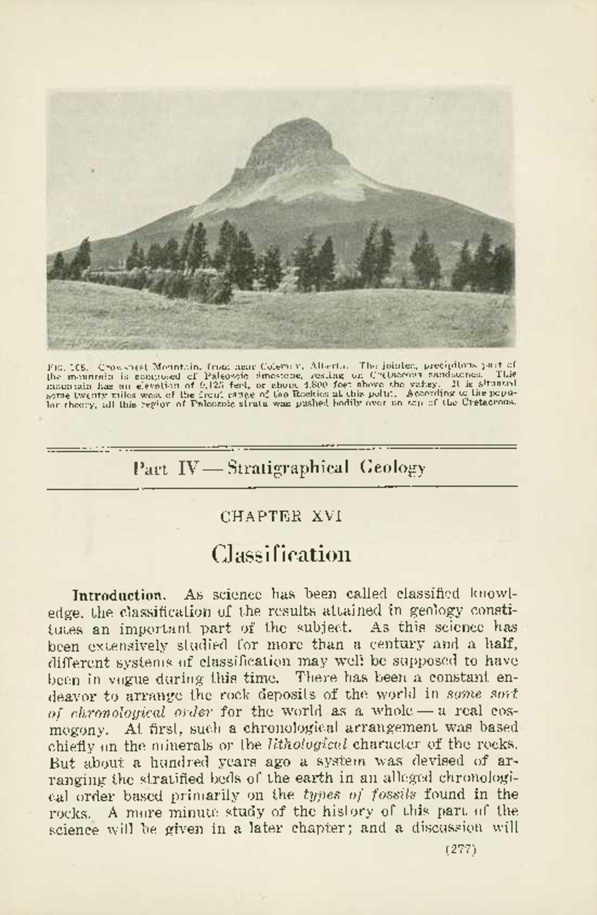 Geology 168: Stratigraphical Classification of Crowsnest Mountain - Studocu