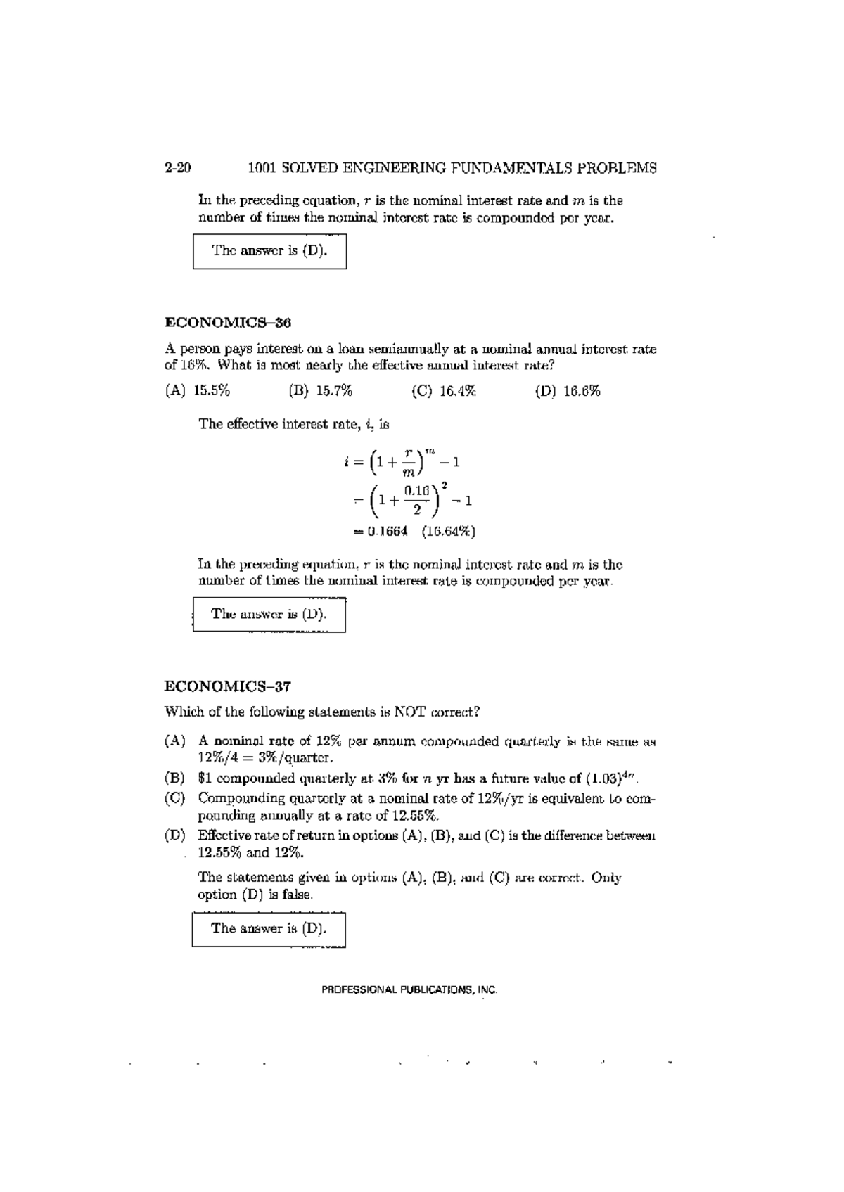 1001 Solved Engineering Fundamentals Problems Lindeburg， Michael R. 1001 Solved Engineering Fundamentals Problems by Michael R