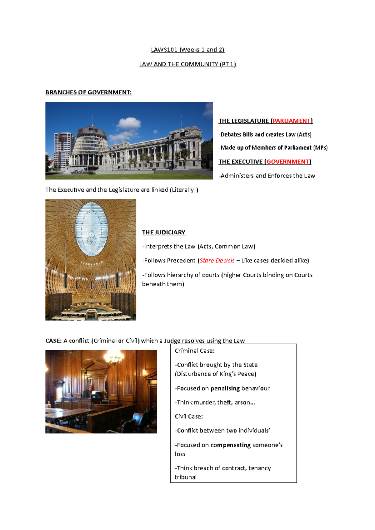 LAWS101 (Weeks 1 and 2) - lecture content for week 1 and 2 - LAWS101 ...