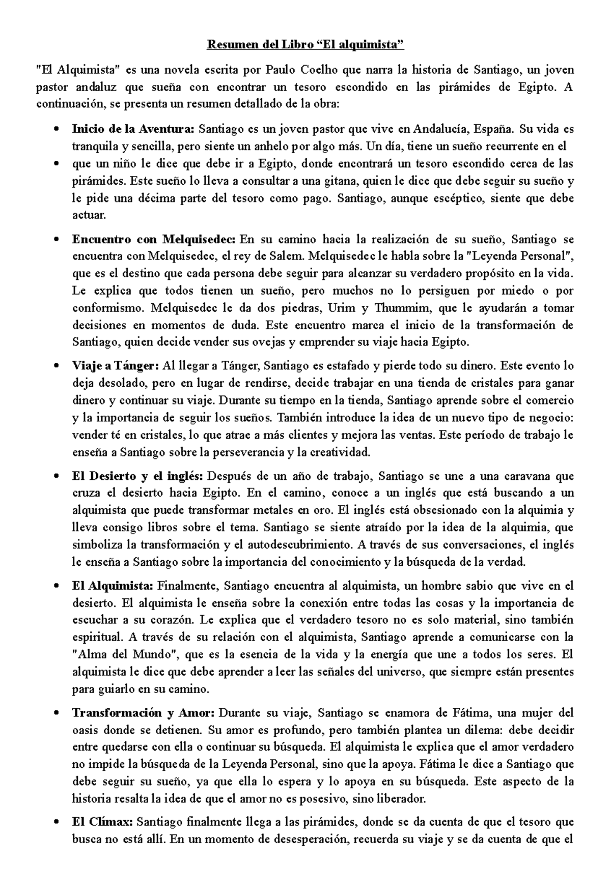 Resumen EL Alquimista Resumen - Thumb 1200 1759 