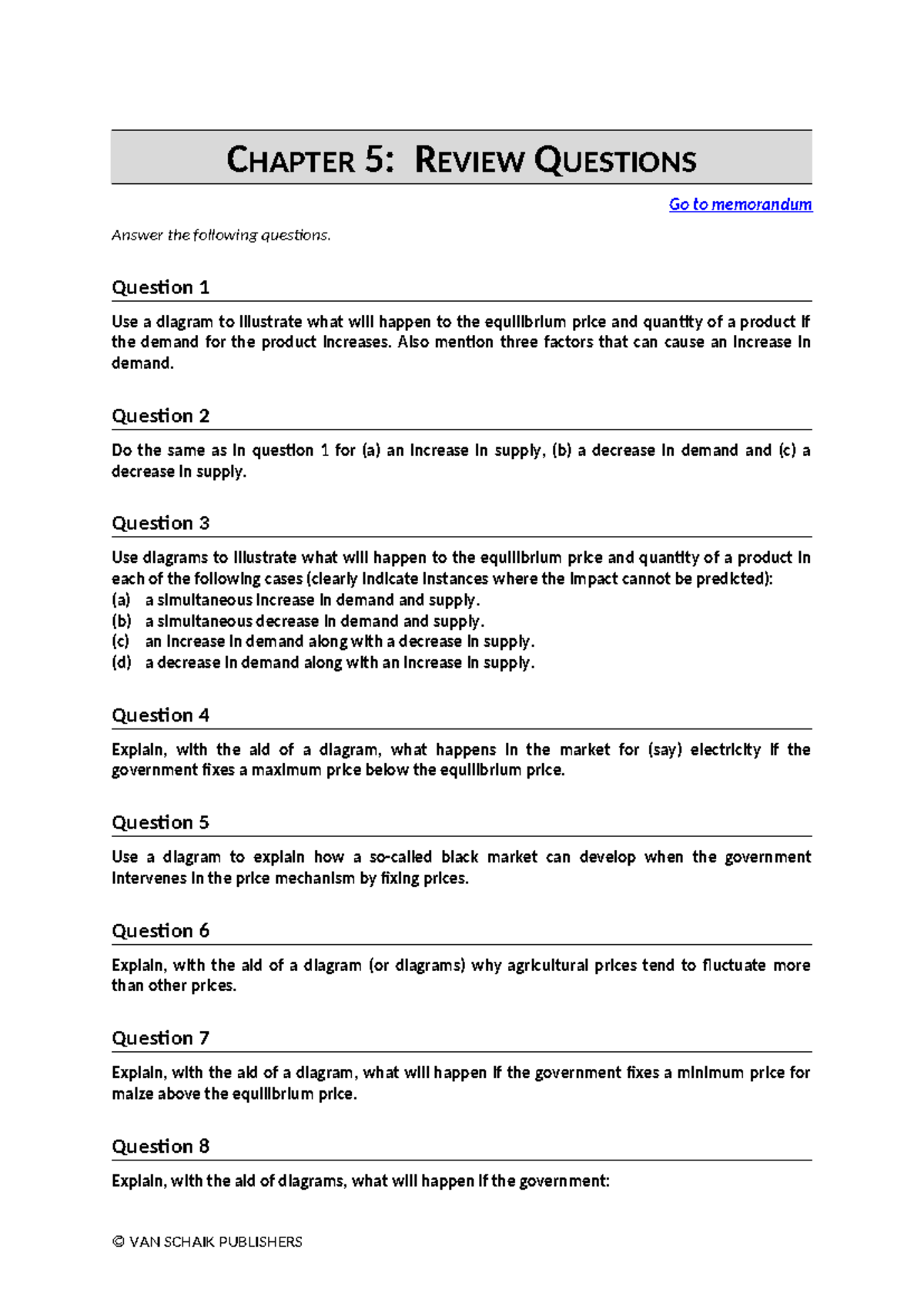 Economics 5: Chapter 5 Review Questions and Answers - Studocu