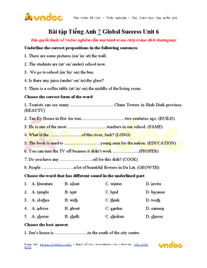 Unit 6 - Tiếng Anh 10 Global Success - UNIT 6: GENDER EQUALITY Lesson 1 ...