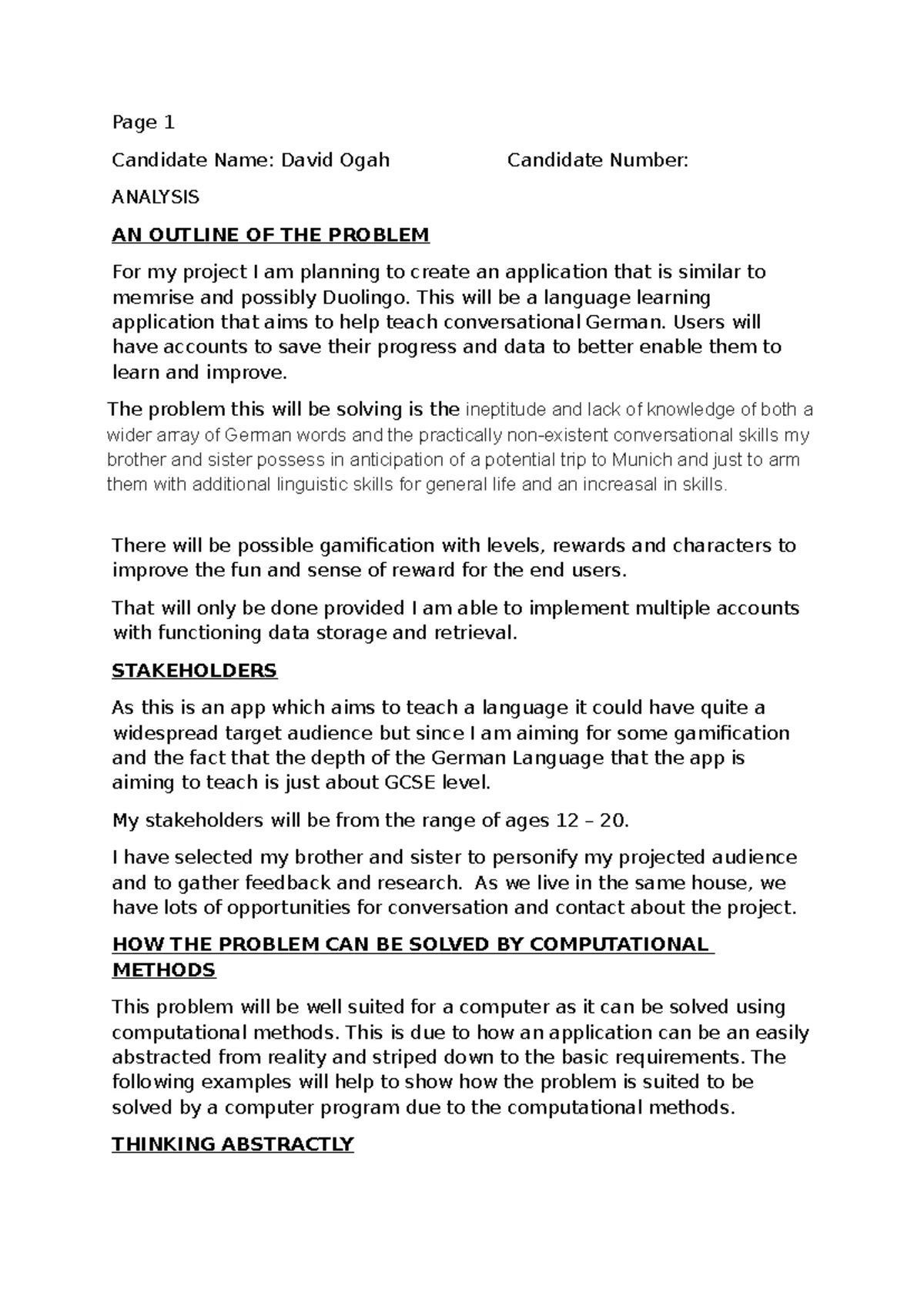 Compsci notes - Automated This is the process where decisions are made ...