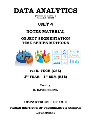 DATA Analytics UNIT - II - UNIT – II INTRODUCTION TO ANALYTICS ...