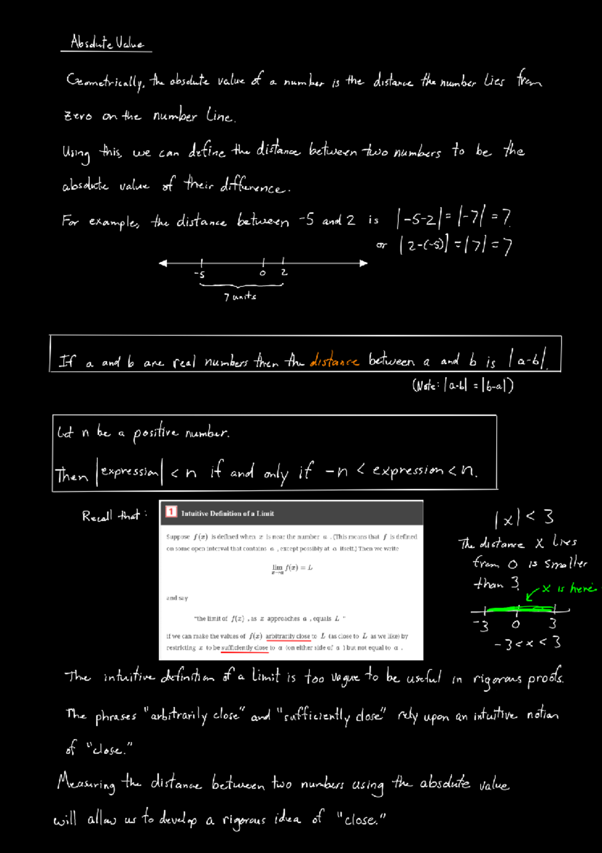 MATH 101: Understanding Absolute Value and Limits in Calculus - Studocu